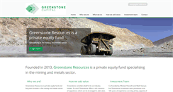 Desktop Screenshot of greenstoneresources.com